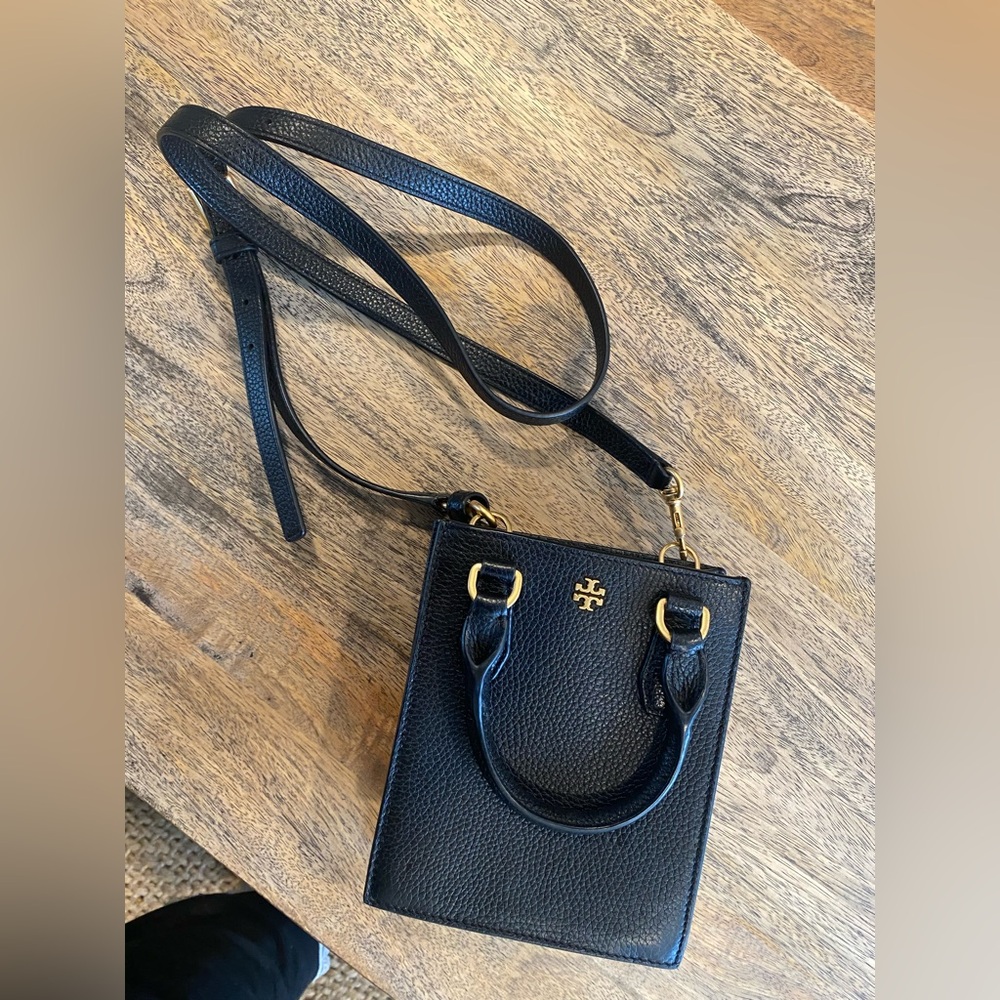 Tory burch black mini bag used as new worn a couple of times only